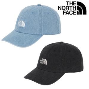 노스페이스 NE3CR52 남여공용 데님 기본 볼캡 모자 TNF 로고 소프트 캡