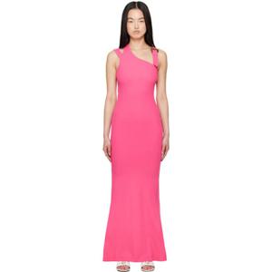 베르사체 핑크 바로크 버클 맥시 드레스 E78HAO973_EJ0004 251202F055002
