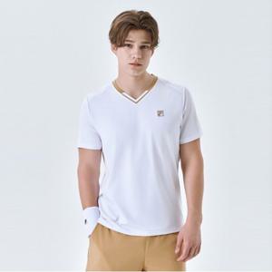 [휠라] 정상* 69,000원 탑플레이어 브이넥 반팔티(FS2RSG2324X_WHI)