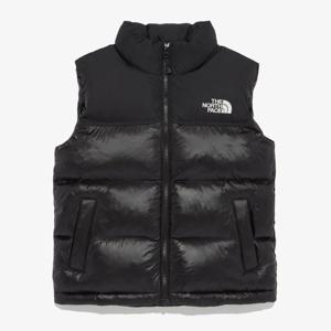 NV3NR50S 리얼블랙 에코 눕시 유광 패딩 베스트