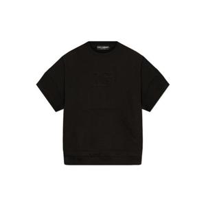 돌체앤가바나 로고 엠보싱 캡 슬리브 스웨트셔츠 G9BNCZG7O2S N0000 TP944017138