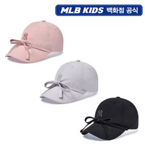 [MLB키즈PG] 여아 고프코어 리본 볼캡 3종 택1 (7FCPB085N)