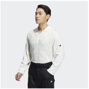 [아디다스 골프]니트 LS 폴로 긴팔 티셔츠 HZ6077_IC