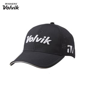 [볼빅] VBEB 퍼포먼스 로고 자수 남성 골프모자(블랙)