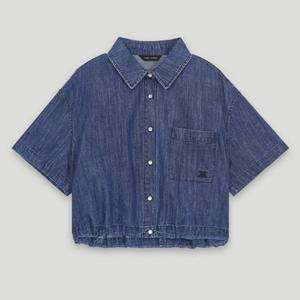 [코데즈컴바인] 헤지데님 포켓자수 반팔셔츠 (CKB-DH502W4)