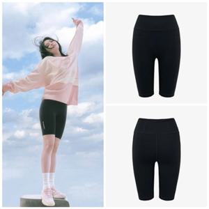[휠라] FILA 여성용 트레이닝 러닝 5부 바이커쇼츠 FS2IPH2251FBLK-1