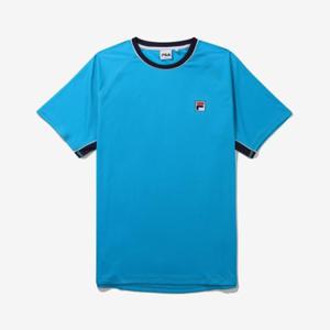 휠라 남성 글로벌 파리바오픈 배색 반팔티 FS2RSF2392M_PBU