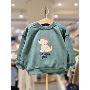 블루독베이비 10 25FW가을신상 GN)도기루즈핏스웨트셔츠A (45A1433401)