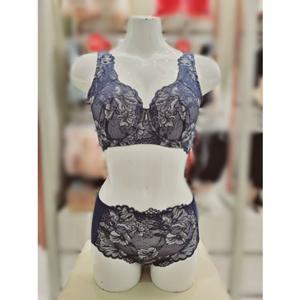 비비안 BBM 풀컵보정레이스부유방 몰드브라ABC컵 햄팬티 세트 (BR3521 BP3521P  NBL)