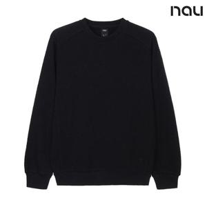 나우  (1NUTSF4904_BK) U리프플리스맨투맨 BLACK