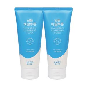 [해피바스]해피바스 산뜻 히알루론 클렌징폼 200g x2