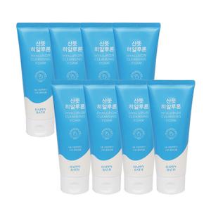 [해피바스]해피바스 산뜻 히알루론 클렌징폼 200g x8
