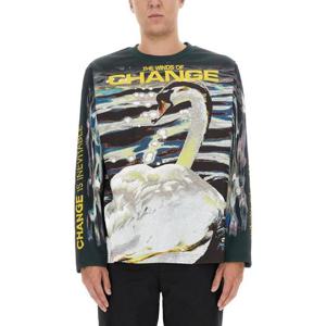 BURBERRY SWAN PRINT T-SHIRT 8077333B7830