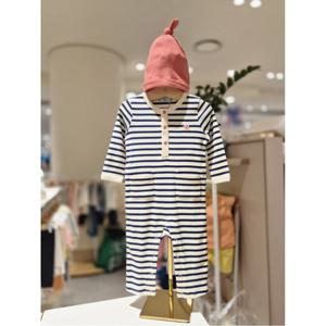 블루독베이비 10 25FW가을신상 (NY)골지 STRIPE 우주복A (45A7067503)