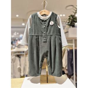 블루독베이비 10 25FW (GN) 코듀로이 세트형 우주복B (45A1360103)