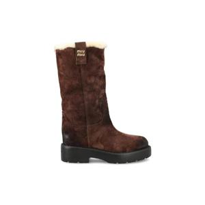 미우미우   롱 부츠 FW25 5U270E3AE4F0003 6239989 Brown