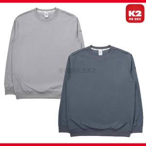 K2 남성 가을 라운드 긴팔 티셔츠/간절기/우븐/맨투맨/KMU23254YD