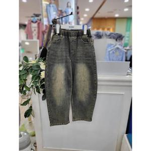 에꼴리에 세이브존06 와이드 애쉬블루청바지 25C1205