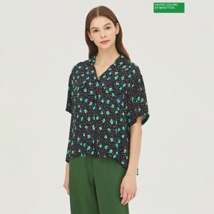 베네통 빅엘레나 블라우스 BABL06341_BK