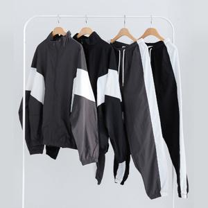 [리빌모아]남자 루키 배색 조거 밴딩팬츠 5C5-PTA-Q090-다크그레