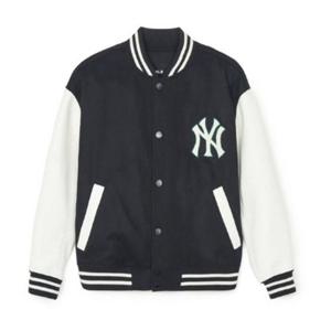 MLB 울 베이직 바시티자켓 A5 3AJPV0141 50BKS