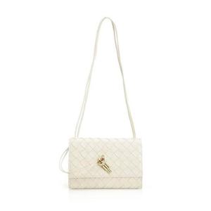 BOTTEGA VENETA 보테가 베네타 안디아모 화이트 숄더백 2185581