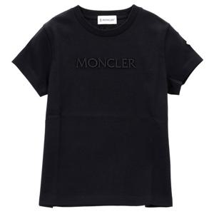 25FW 몽클레어 키즈 로고 패치 반팔 티셔츠 8C00016 89AT9 999-K