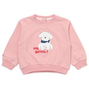 블루독베이비 PK화이트도기스웨트셔츠 45A14-334-04