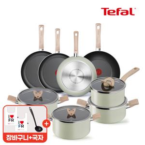 테팔 인덕션 세이지 쿡 후라이팬 냄비 8종 풀세트(+국자, 장바구니 증정)