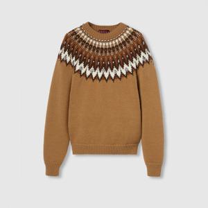 [GUCCI] 라프리마 여성 Maglione 인 lana 796251 XKD732184 Brown /3