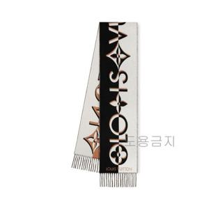 루이비통 목도리 머플러 여성용 듀오인피니티 스카프 블랙 M90806