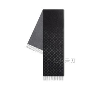 루이비통 목도리 머플러 남성용 모노그램그래디언트 스카프 블랙 M71607