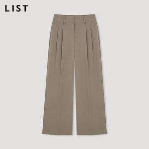 [리스트] 데일리 핀턱 와이드 팬츠_TWWSLN82030_KB