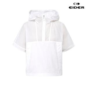 여성 SHEER (시어) 경량 반팔 아노락 자켓 (Off White) (DWM25163_W3)
