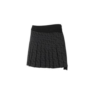 [인][와이드앵글] WWP23Q14Z1  여성 CO 올오버 모노그램 플리츠 큐롯 (Black)