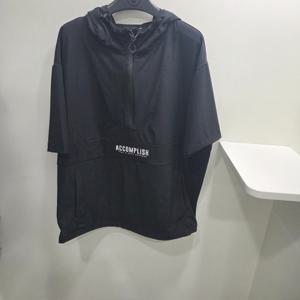 [써드케이]블럭킹후드아노락반팔티 mp2tu216 76 블랙_DG