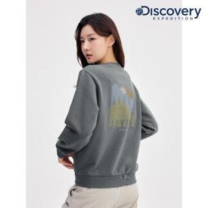 디스커버리 (DXMT38051_GRD) 빈티지 워싱 맨투맨 DXNW