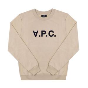 아페쎄 남녀공용 스웨트셔츠 M27907 TBI BEIGE DARK NAVY VPC_111080615