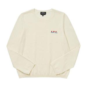아페쎄 COGUQ F23215 TAW ECRU ROUGE ALBANE 알반 투톤 여성 니트