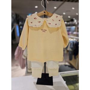 [블루독베이비] 25 FW(YE)빅카라 골벨로아 상하복(45C1361011)신생아 아가옷 백일 돌 선물 조카 등원 (45C1