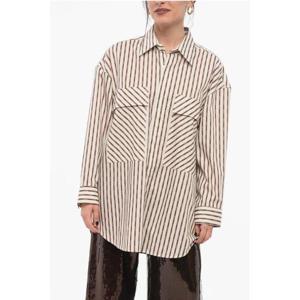 아미리 셔츠 PS24WSL001CO 271 Brown
