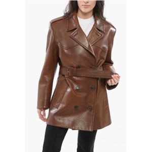 프라다 가죽 자켓 56A07111KD F0005 Brown