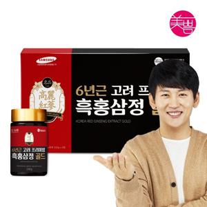 6년근 고려 프리미엄 흑홍삼정 골드 240g 1박스 (총 4병)