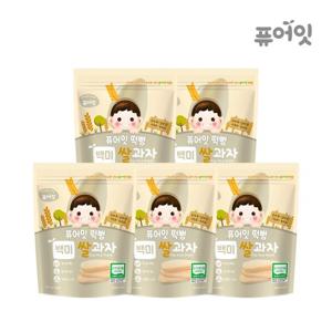 퓨어잇 떡뻥 유기농 백미쌀과자 5봉세트