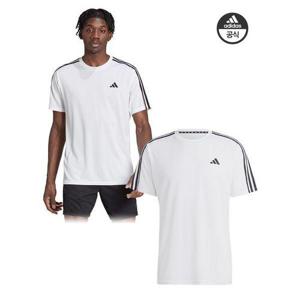 [아디다스]남성 100(L)~105(XL) 트레이닝 에센셜 3S 기능성 반팔 티셔츠 - IB8151