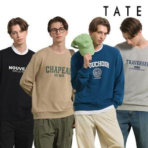 [런칭가 59,900원][TATE] 테이트 25SS 남성 리얼 에센셜 코튼 블렌딩 아트웍 스웨트셔츠 4종