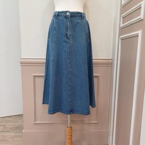 [BCBG]O 데님 절개 훌SK  B5C7S240  53_US