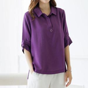 [데드라](99size)[THE BLACK] 노튼반오픈블라우스 TBD3501_DC