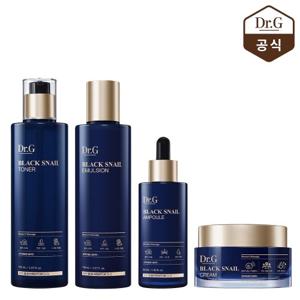 닥터지 블랙스네일 프레스티지 4종 풀 기초 세트 (토너150mL, 에멀전150mL, 앰플50mL, 크림50mL)