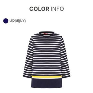 [크로커다일레이디]CLESTS208/멀티스트라이프7부티셔츠